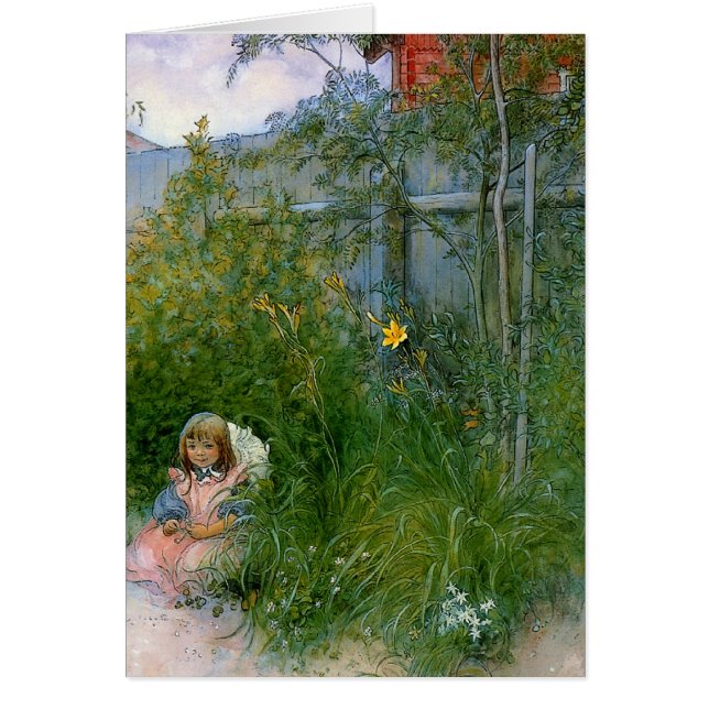 Brita in der Blume Bed c1897 (Vorne)