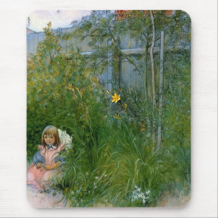 Brita in der Blume Bed c1897 Mousepad
