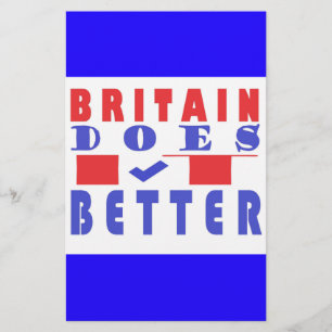 BRITAIN MACHT ES BESSER WORD DESIGN BRIEFPAPIER