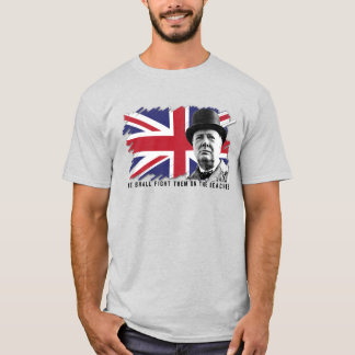 Britain Winston Churchill Men's Basic T - Shirt