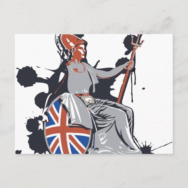 Britannia Postkarte (Vorderseite)