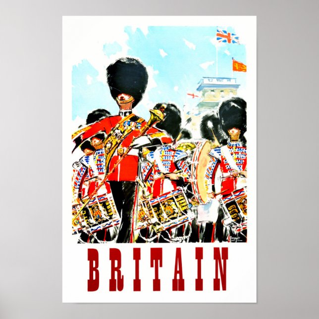 Britannia Royal Garards Vintage Poster (Vorne)