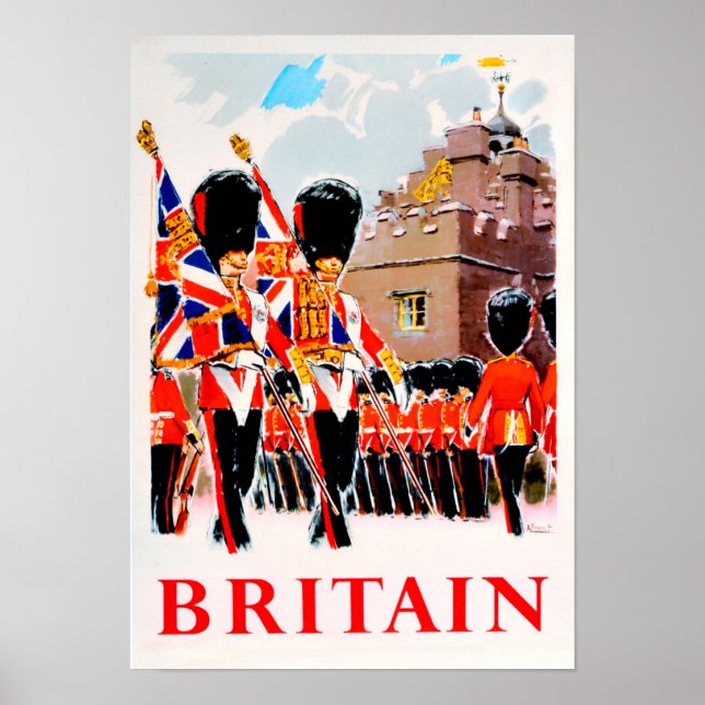 Britannia Royal Garards Vintage Poster (Vorne)