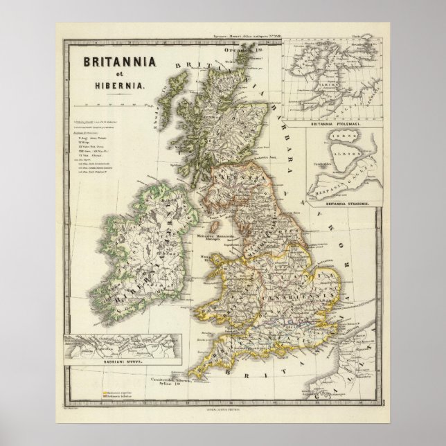 Britannia und Hibernia Poster (Vorne)