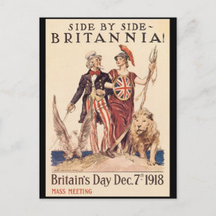 Britannia - Zweiter Weltkrieg Postkarte