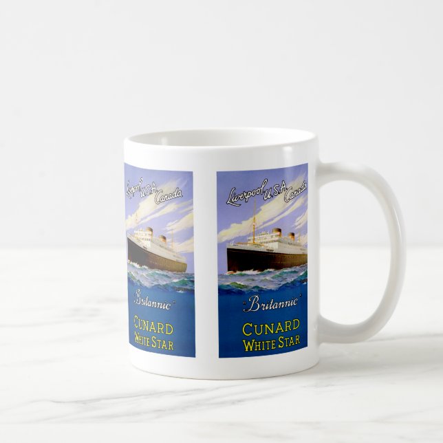 Britannic ~ Liverpool, USA, Kanada Tasse (Rechts)