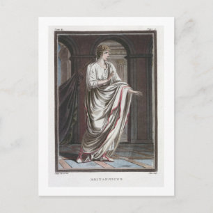 Britannicus, Kostüm für "Britannicus" von Jean Rac Postkarte