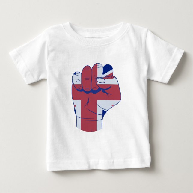 Brite Raise Fist Baby T-shirt (Vorderseite)