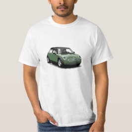 Briten, die grünen modernen Miniauto-T - Shirt