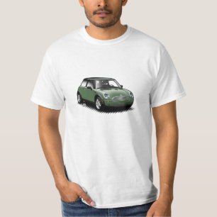 Briten, die grünen modernen Miniauto-T - Shirt
