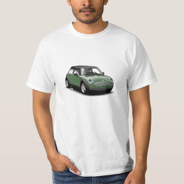 Briten, die grünen modernen Miniauto-T - Shirt (Vorderseite)