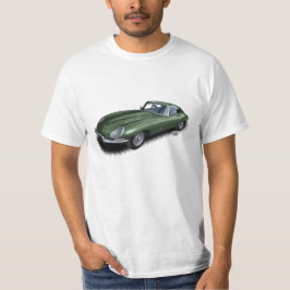 Briten, die grünen Sport-Auto-T - Shirt des