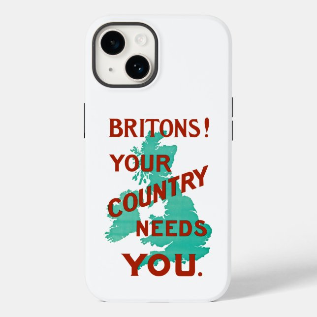 Briten! Ihr Land braucht Ihr iPhone Case-Mate C Case-Mate iPhone Hülle (Rückseite)
