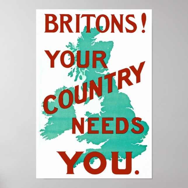 Briten! Ihr Land braucht Sie Poster (Vorne)