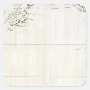 Briten, Kolumbien, Alaska Quadratischer Aufkleber