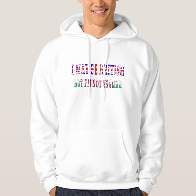 Briten nicht englisch hoodie (Vorderseite)