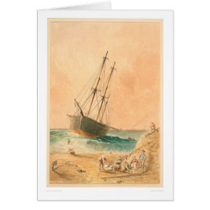 Briten-Schiff "Viscata" auf den Strand gesetzt