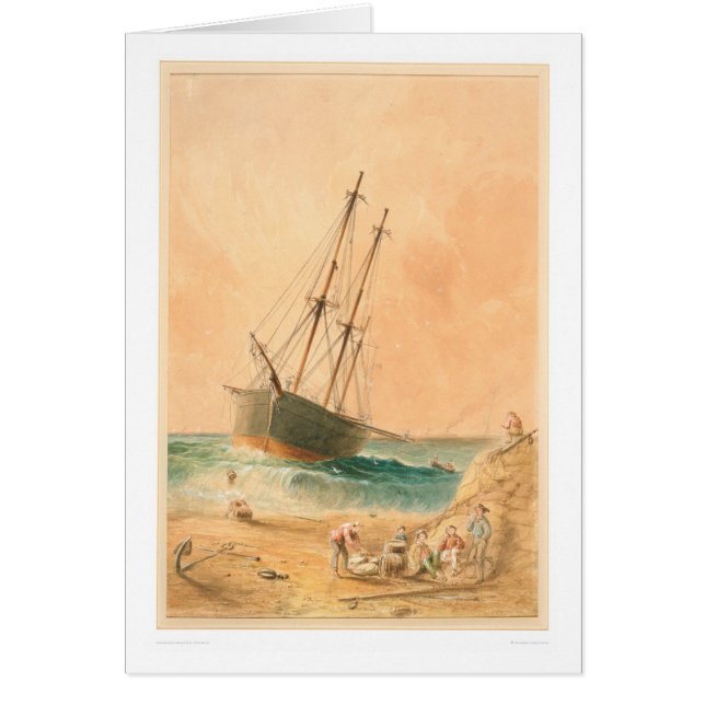 Briten-Schiff "Viscata" auf den Strand gesetzt (Vorne)