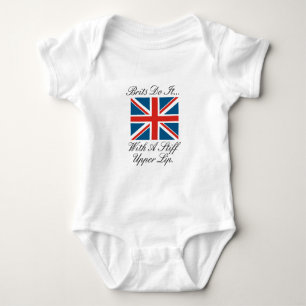 Briten tun es... mit einer steifen Oberlippe Baby Strampler