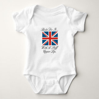 Briten tun es... mit einer steifen Oberlippe Baby Strampler