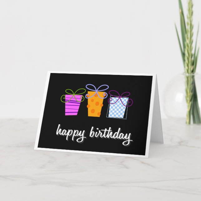 Brithday Card Karte (Vorderseite)