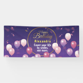Brithday Celebration Party Horizontal Banner