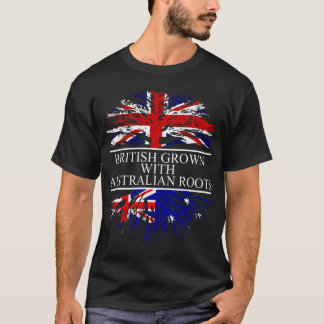 Britin mit australischer Wurzel australischer Flag T-Shirt