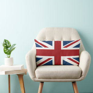Britisch-britisches Flaggen-Kissen Lendenkissen