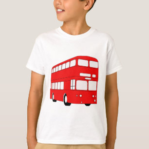 Britisch, Bus, Doppeldecker-Bild. T-Shirt