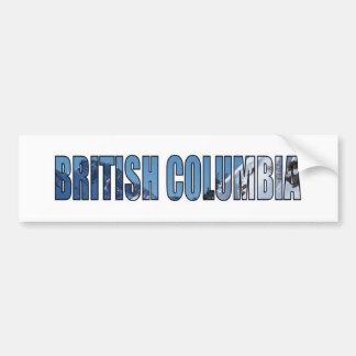 Britisch-Columbia Autoaufkleber