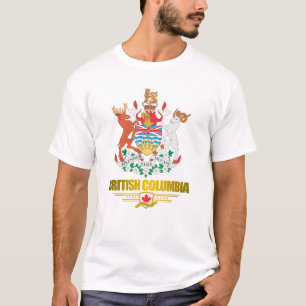 Britisch-Columbia COA-Kleid T-Shirt