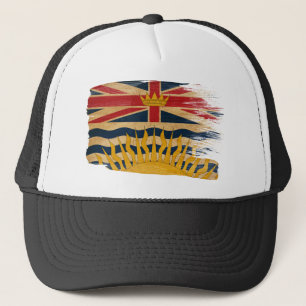Britisch-Columbia-Flaggen-Fernlastfahrer-Hut Truckerkappe