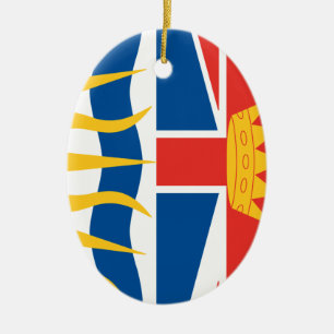 BRITISCH-COLUMBIA KERAMIKORNAMENT