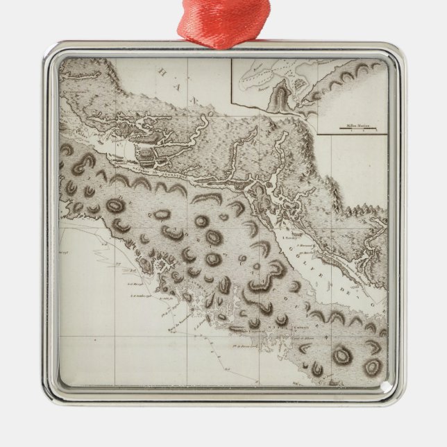 Britisch-Columbia Oregons Washington Silbernes Ornament (Vorne)