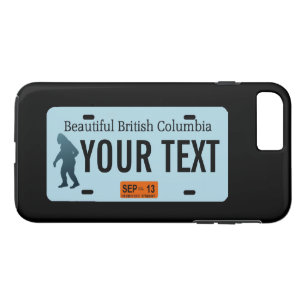 Britisch Columbia Sasquatch Nummernschild Case-Mate iPhone Hülle