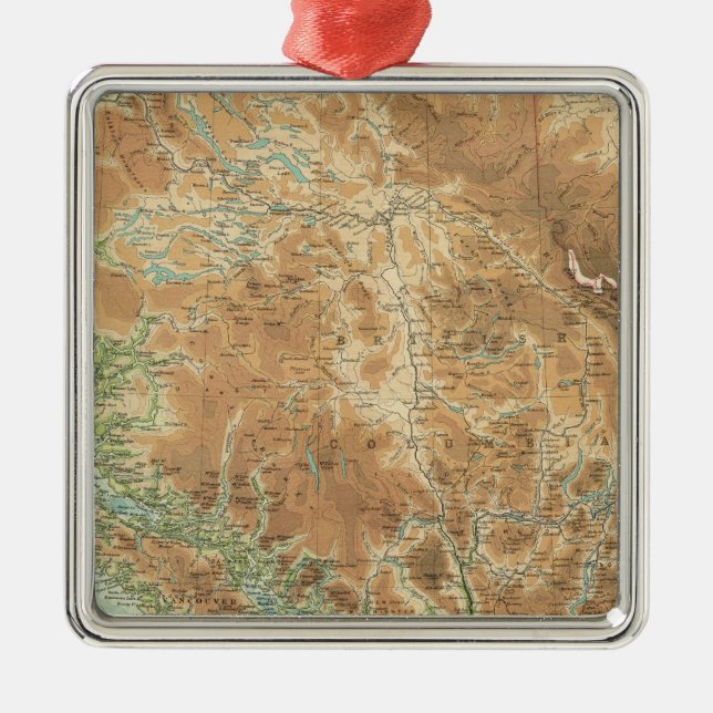 Britisch-Columbia Silbernes Ornament (Vorne)