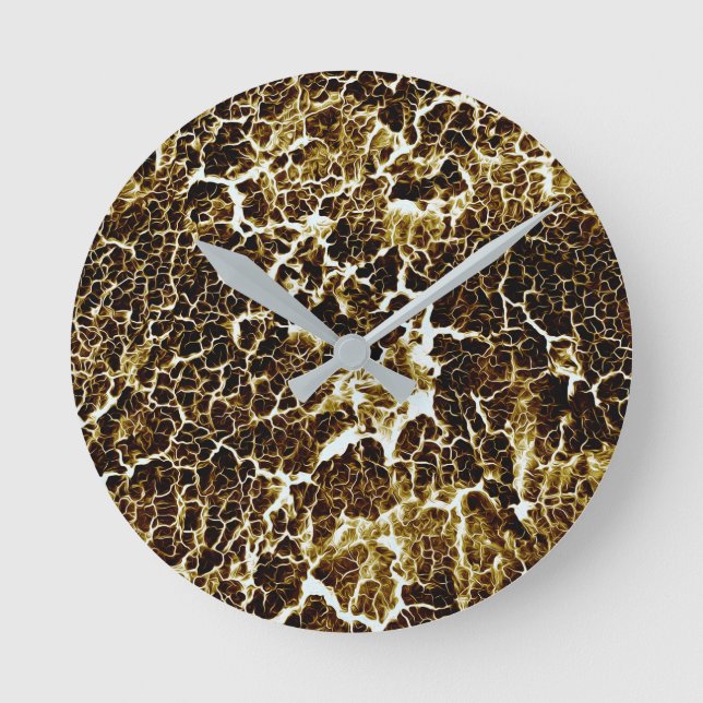 Britisch farbig Funky Einzigartig Cool Runde Wanduhr (Vorderseite)