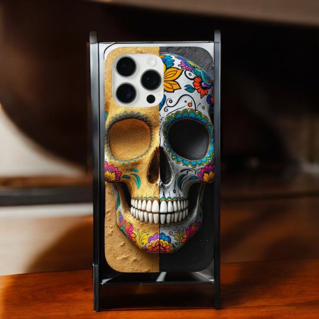 Britisch gefärbte Calavera - Zuckerschädel Case-Mate iPhone Hülle (Von Creator hochgeladen)
