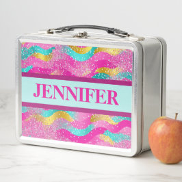 Britisch gefärbtes Metall-Lunchbox Metall Brotdose