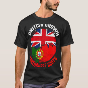 Britisch Gewachsene Portugiesische Wurzeln Vintage T-Shirt