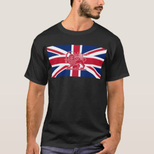 Britisch-Iranische Heritage-Flagge Löwe und Sonn T-Shirt