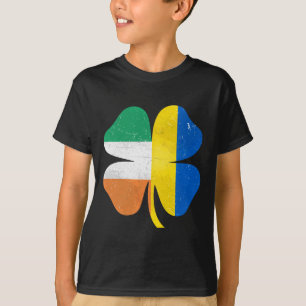 Britisch Irischer Shamrock Ukraine Irland St. Patr T-Shirt