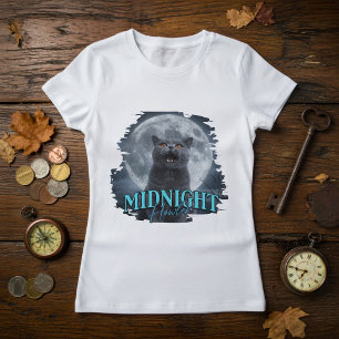 Britisch Kurzhaar-Katze heult den Mond an T-Shirt