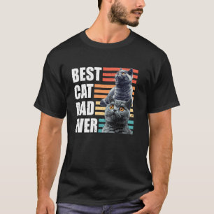 Britisch Kurzhaar Papa BESTER KATZENVATER ALLER ZE T-Shirt