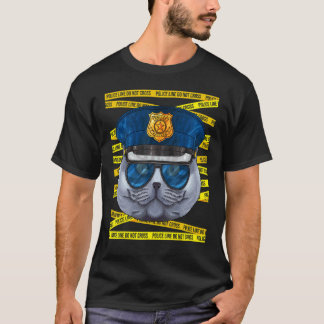 Britisch Kurzhaar Polizeibeamter Polizist   Poliz T-Shirt