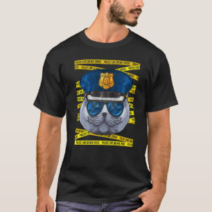 Britisch Kurzhaar Polizeibeamter Polizist  Polizei T-Shirt