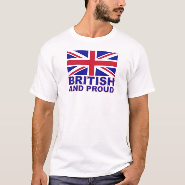 Britisch und stolz T-Shirt (Vorderseite)