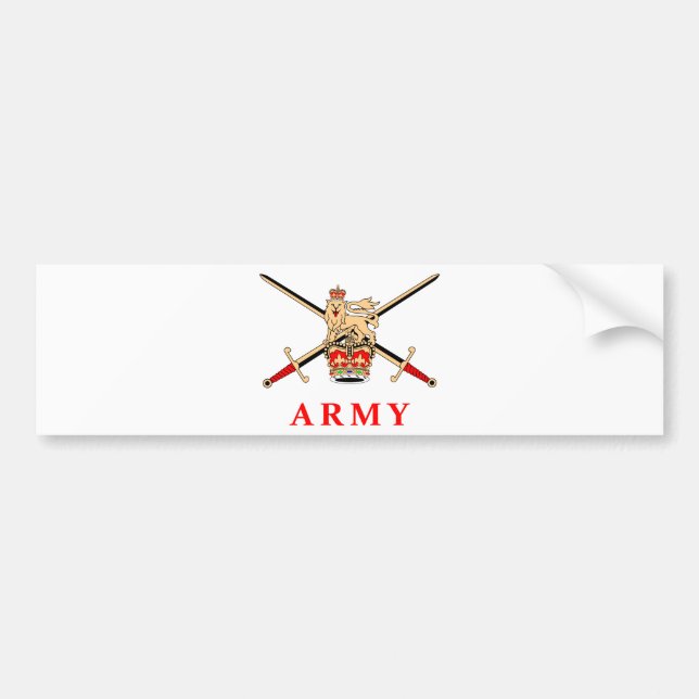 BRITISCHE Armee Autoaufkleber (Vorne)