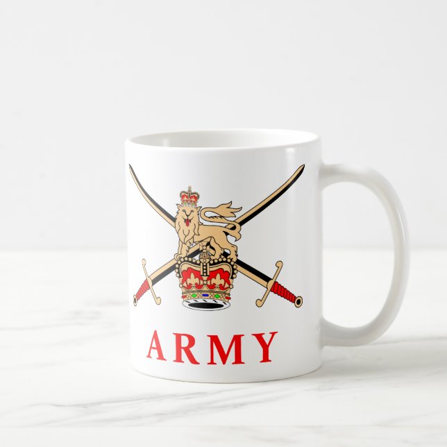 BRITISCHE Armee Kaffeetasse (Rechts)