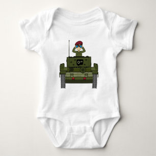 Britische Armee-Soldat im Behälter-Strampler Baby Strampler